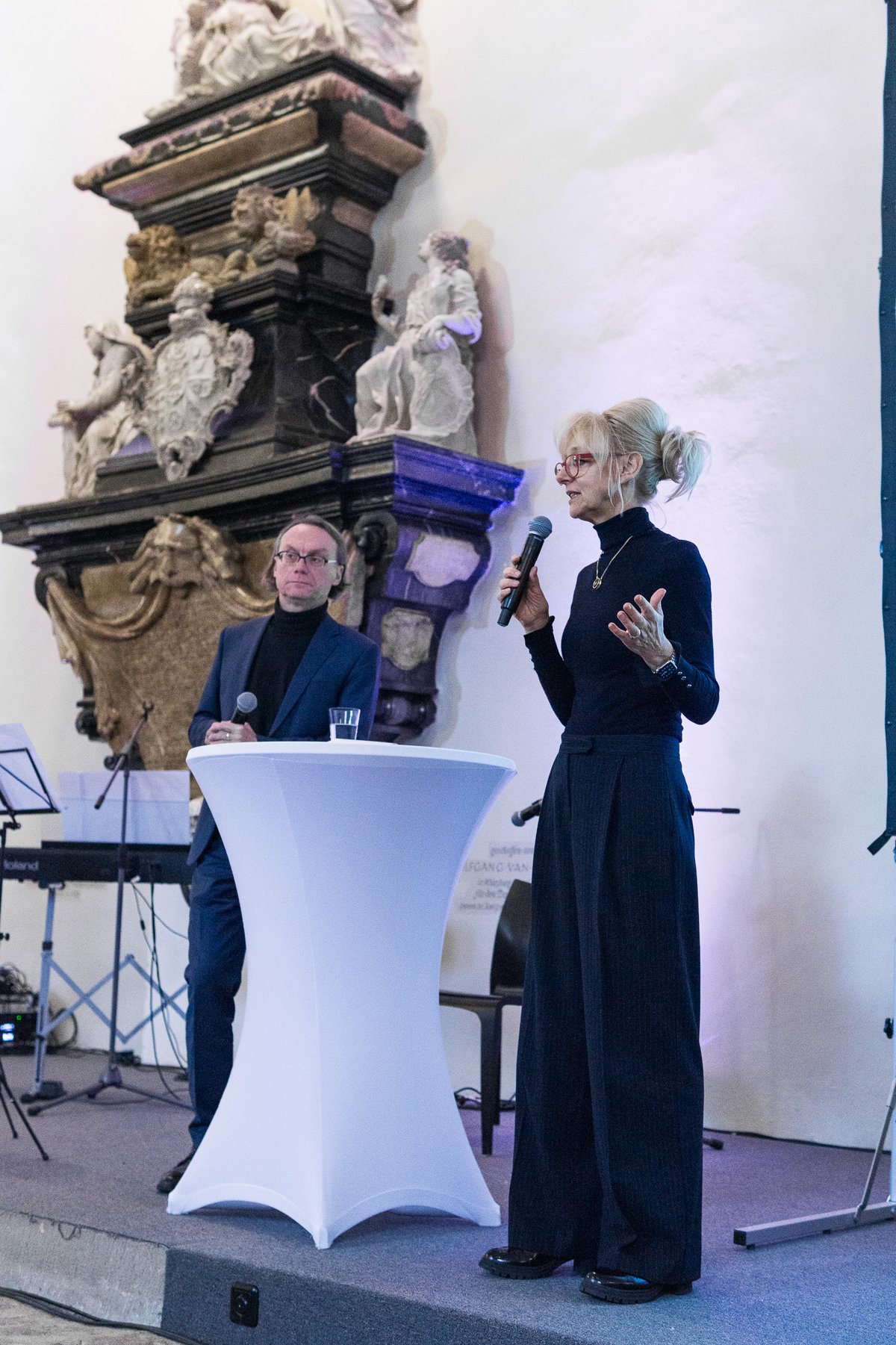 Prof. Kulke and Pia Beckmann