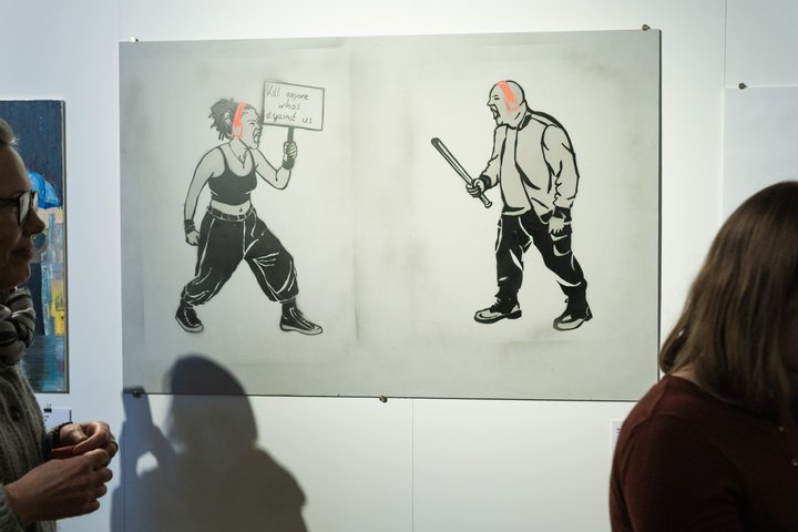 Bild in der Ausstellung